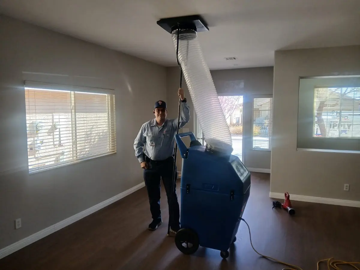 Professional Dryer Vent Cleaning work inside a Brainerd home